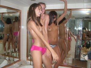 teen girls stripping